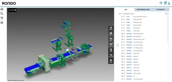 Digital spare parts catalogue