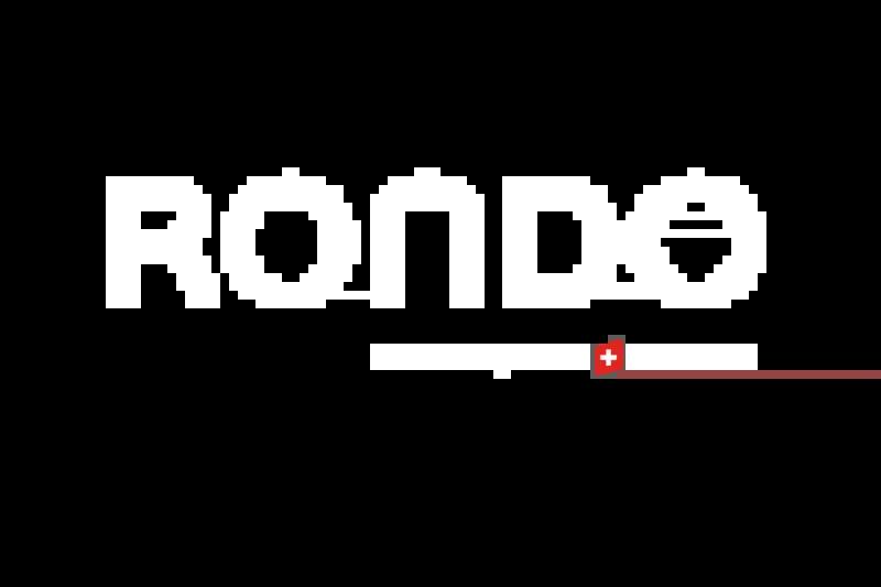 RONDO Logo White Claim Small